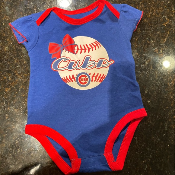 Infant Chicago Cubs Onesie Bundle 3/6 Months - Picture 2 of 3